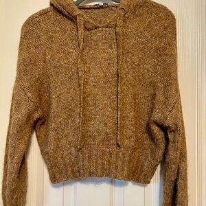 Woman’s Cozy Brown Knit Sweater